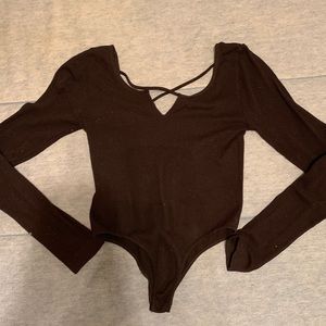 black bodysuit